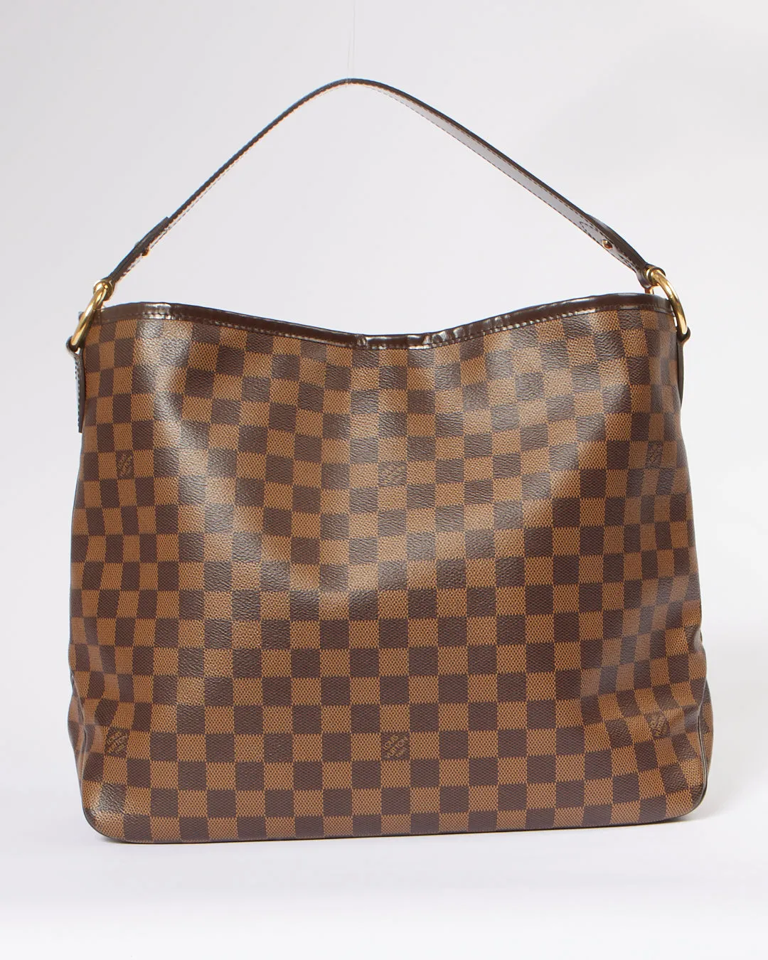 Louis Vuitton Damier Ebene Canvas Delightful MM Shoulder Bag