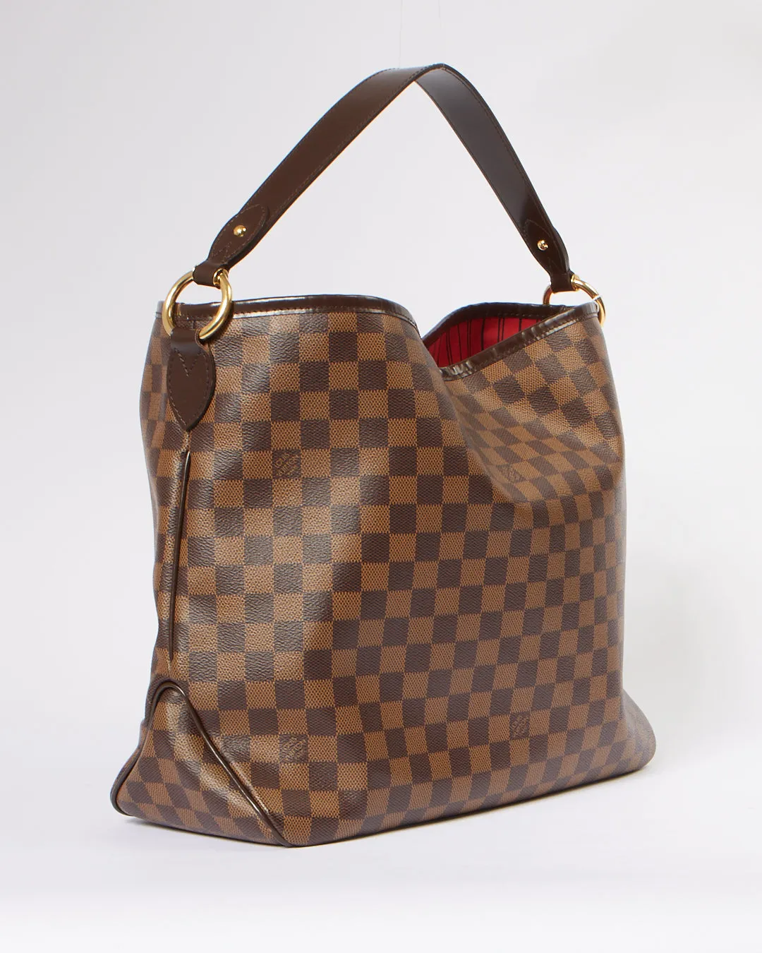 Louis Vuitton Damier Ebene Canvas Delightful MM Shoulder Bag
