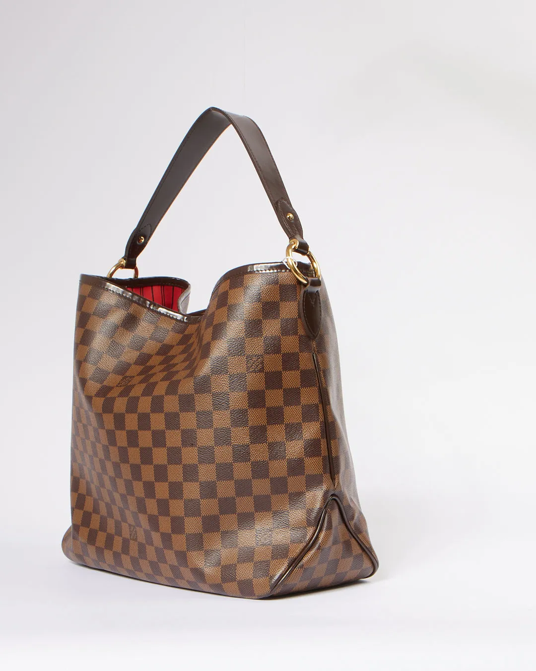 Louis Vuitton Damier Ebene Canvas Delightful MM Shoulder Bag