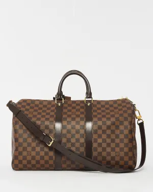 Louis Vuitton Damier Ebene Canvas Keepall Bandoulière 45