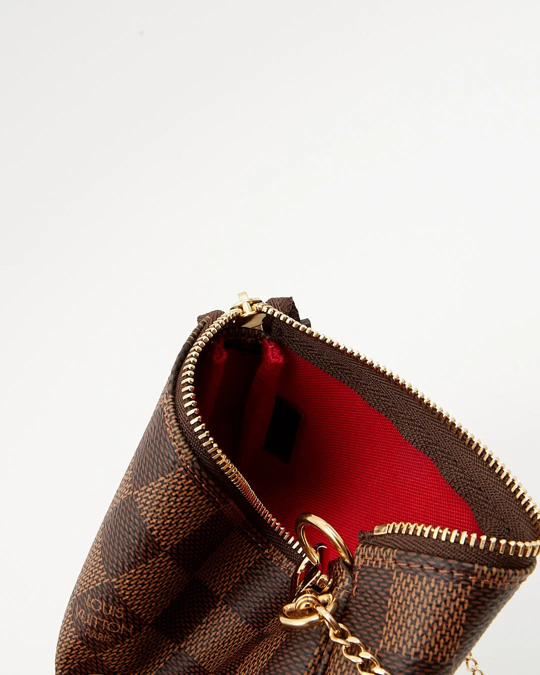 Louis Vuitton Damier Ebene Canvas Mini Pochette Accesoires