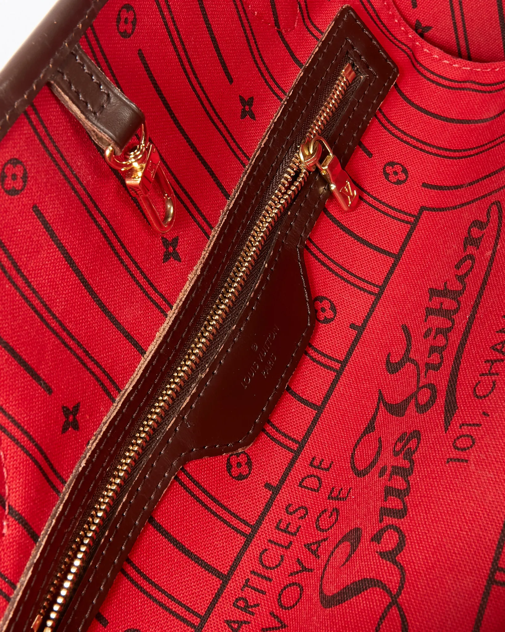 Louis Vuitton Damier Ebene Canvas Neverfull MM Tote Bag