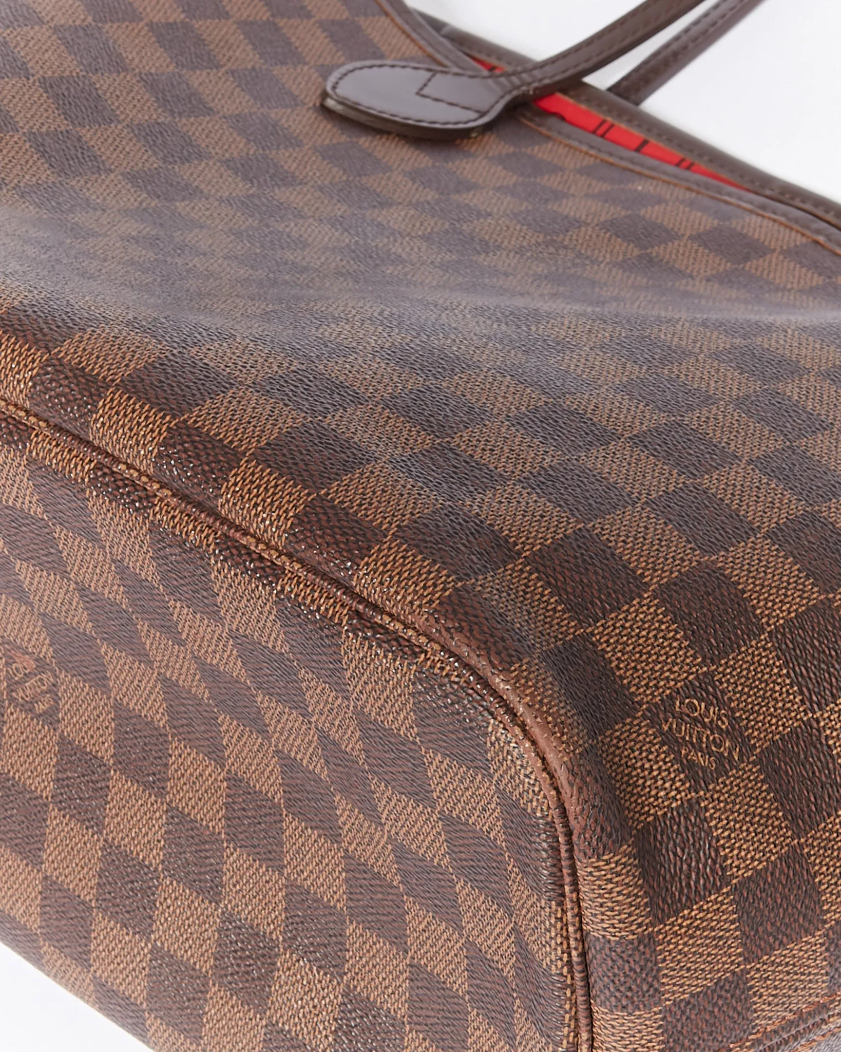 Louis Vuitton Damier Ebene Canvas Neverfull MM Tote Bag