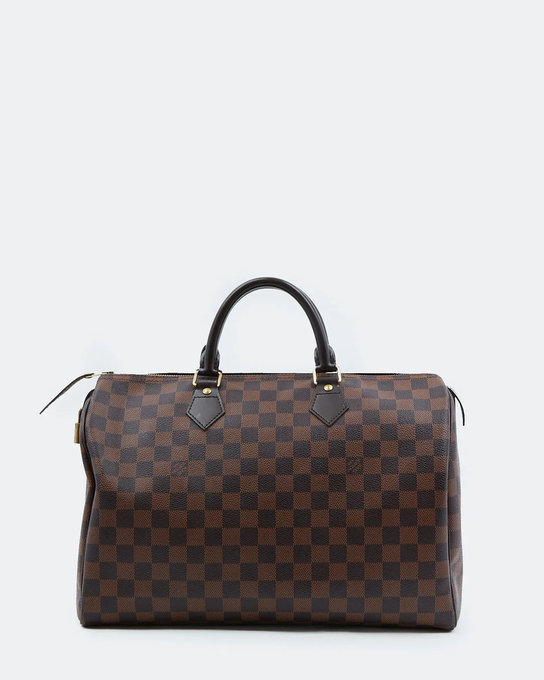 Louis Vuitton Damier Ebene Canvas Speedy 35 Bag