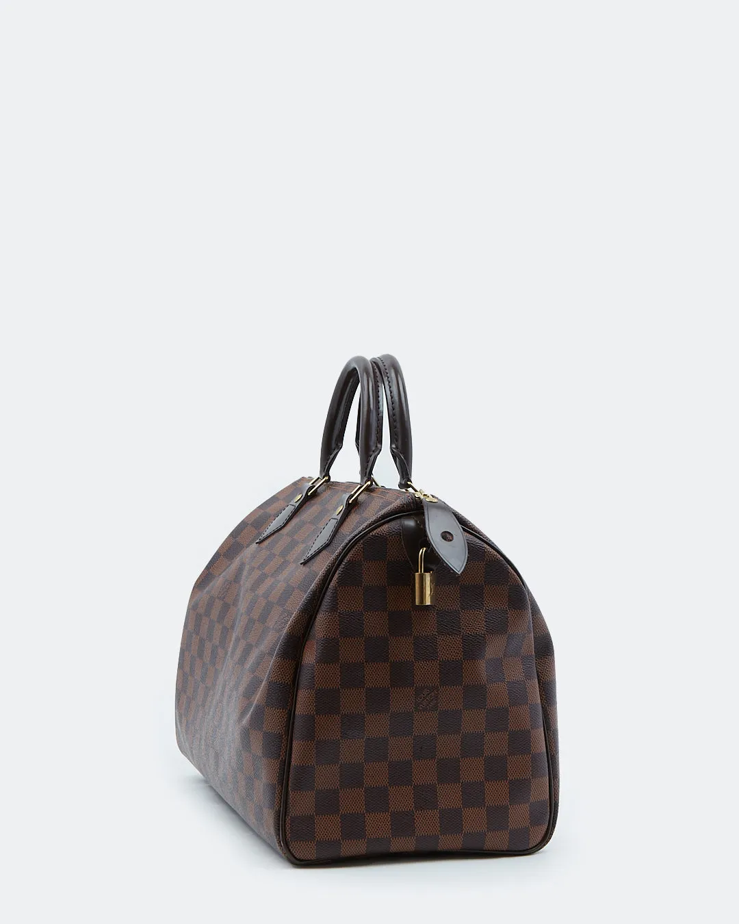 Louis Vuitton Damier Ebene Canvas Speedy 35 Bag