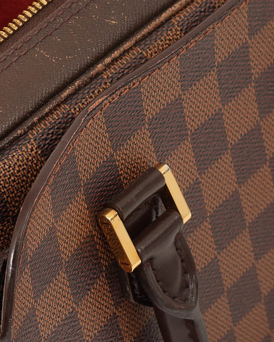 Louis Vuitton Damier Ebene Canvas Triana Top Handle Bag