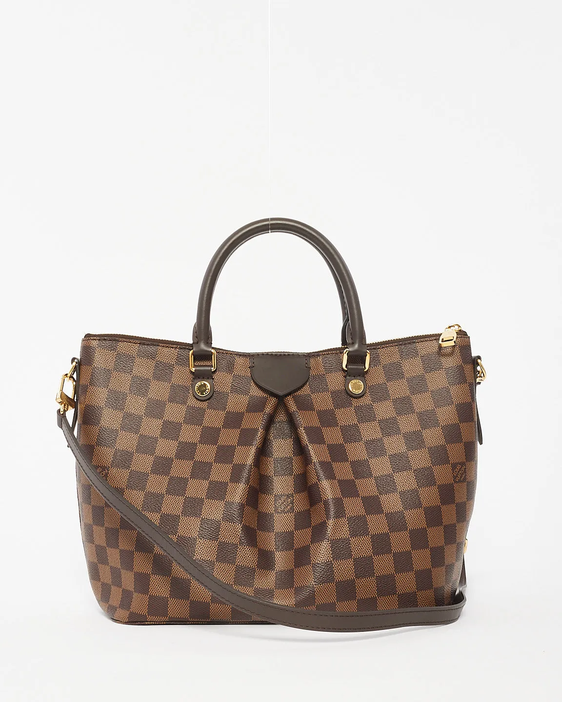 Louis Vuitton Damier Ebene Siena MM Top Handle Bag