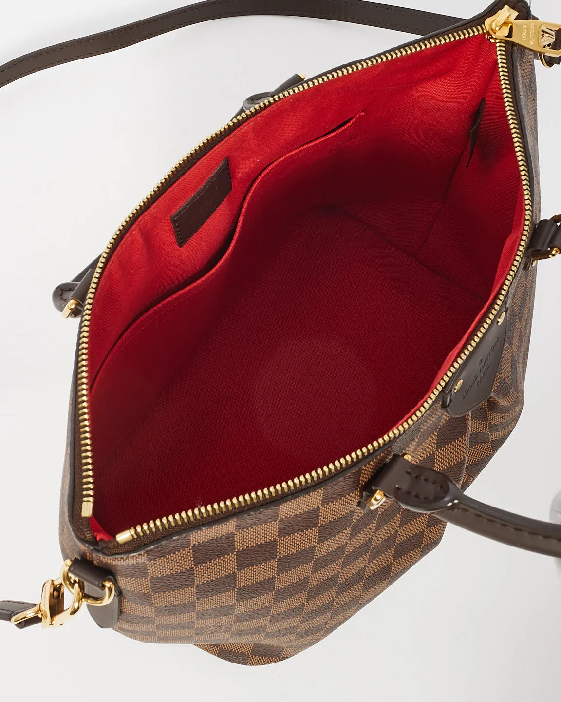 Louis Vuitton Damier Ebene Siena MM Top Handle Bag