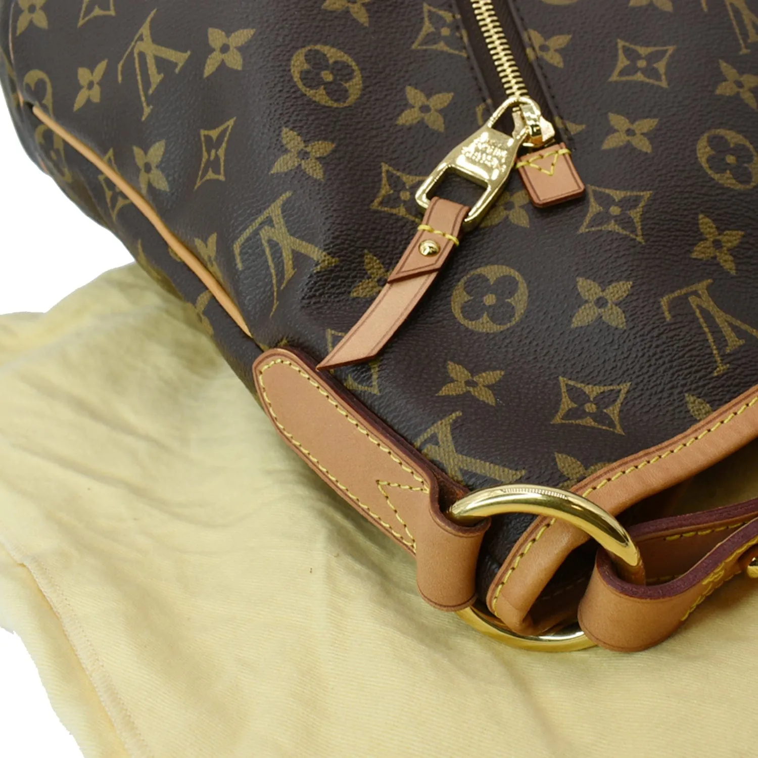 LOUIS VUITTON Delightful GM Monogram Canvas Shoulder Bag Brown