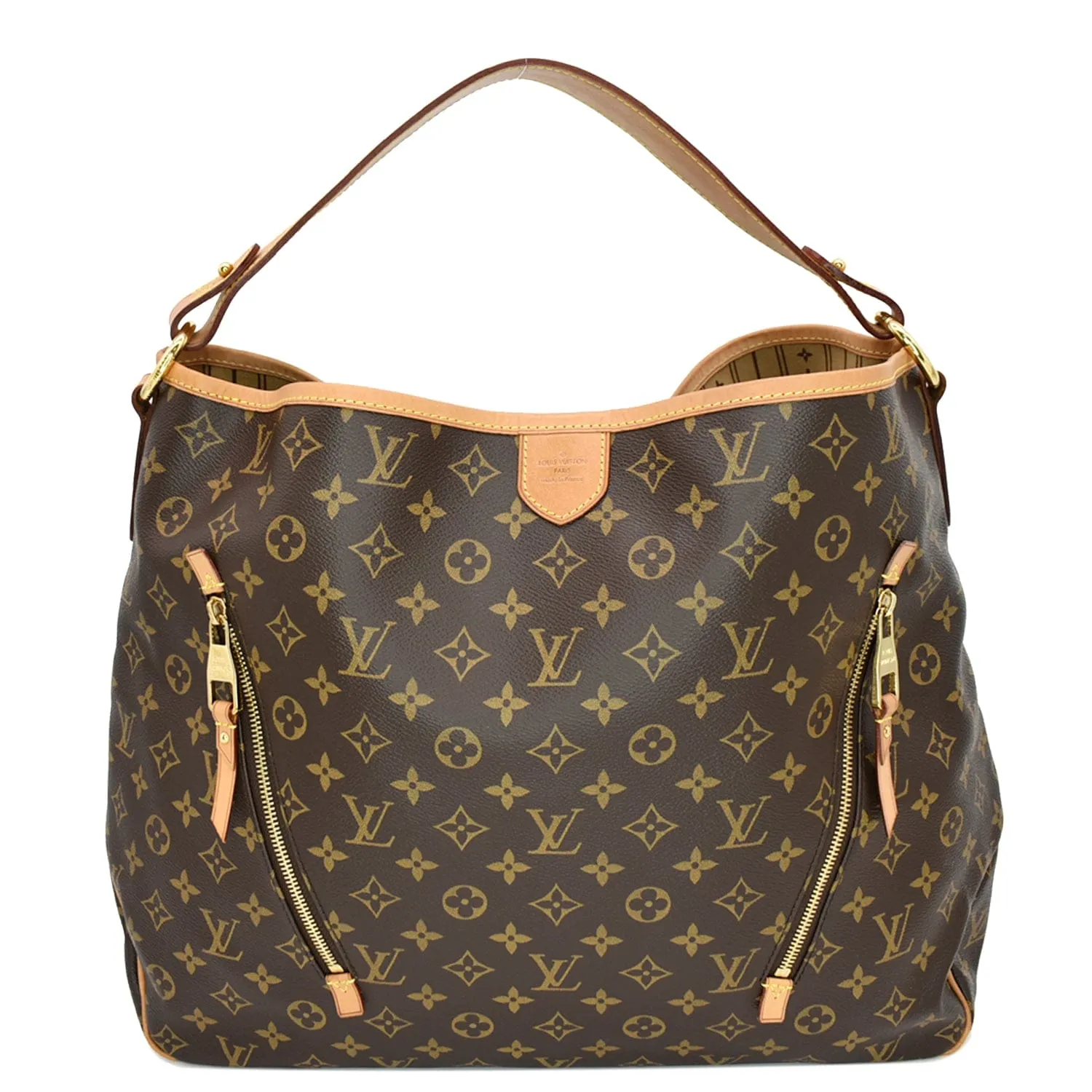 LOUIS VUITTON Delightful GM Monogram Canvas Shoulder Bag Brown