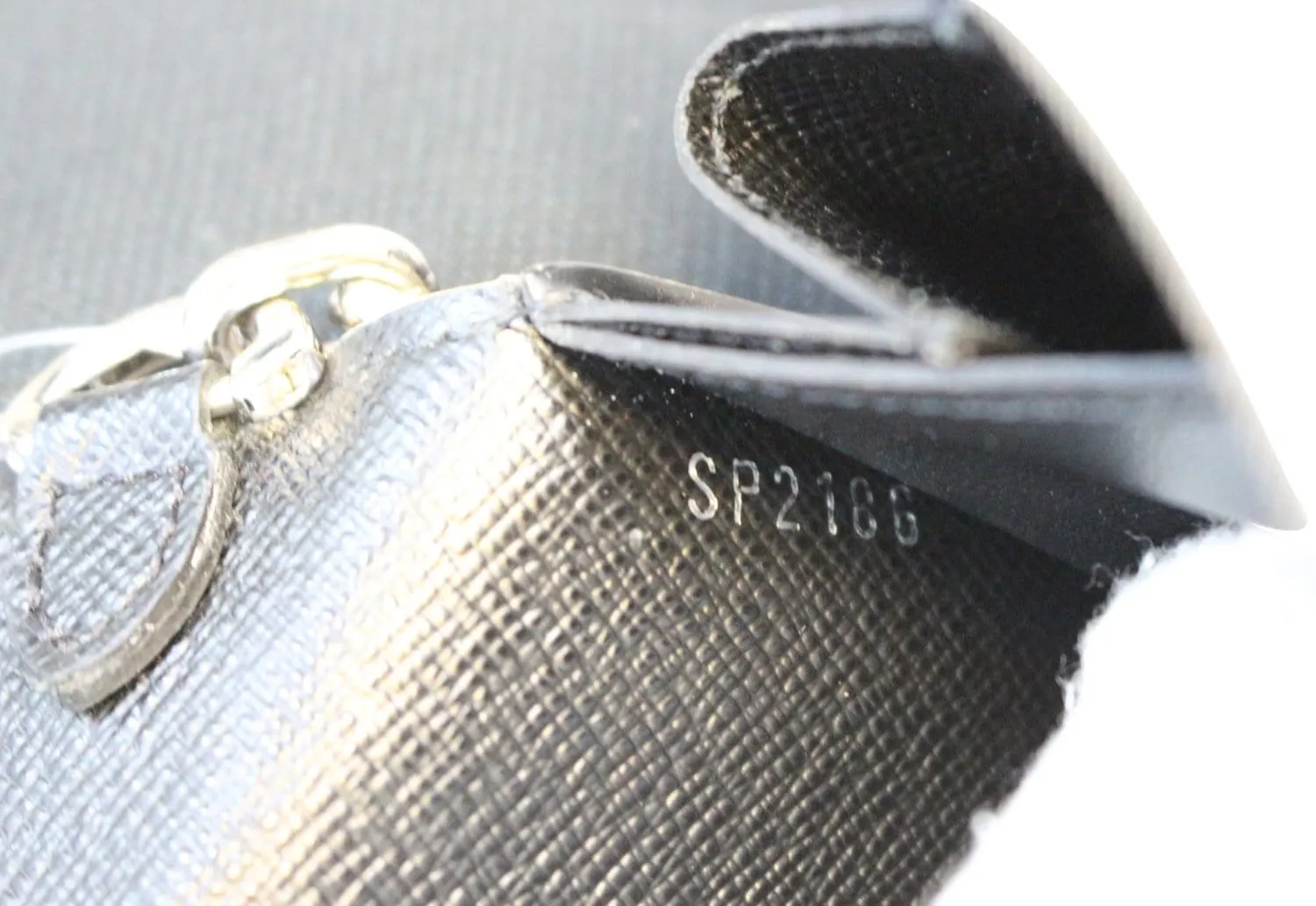 LOUIS VUITTON Epi World Tour Twist Chain Wallet Noir Black Crossbody - Last Call