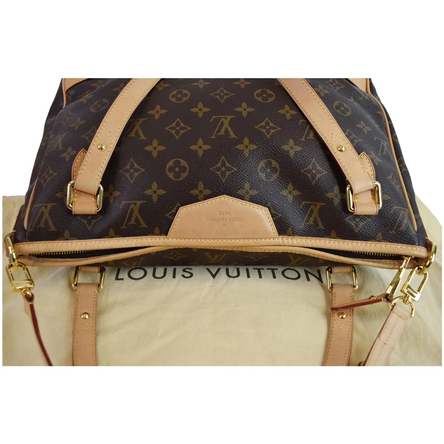 LOUIS VUITTON Estrela MM Monogram Canvas Shoulder Bag Brown