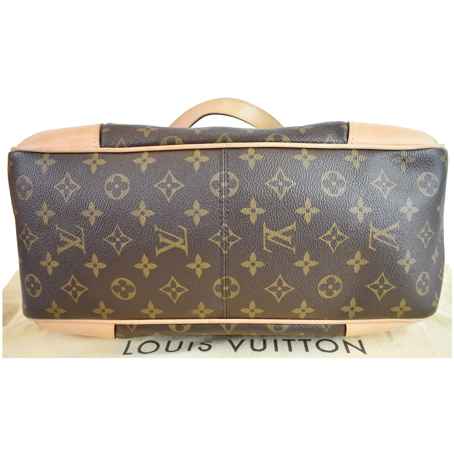 LOUIS VUITTON Estrela MM Monogram Canvas Shoulder Bag Brown