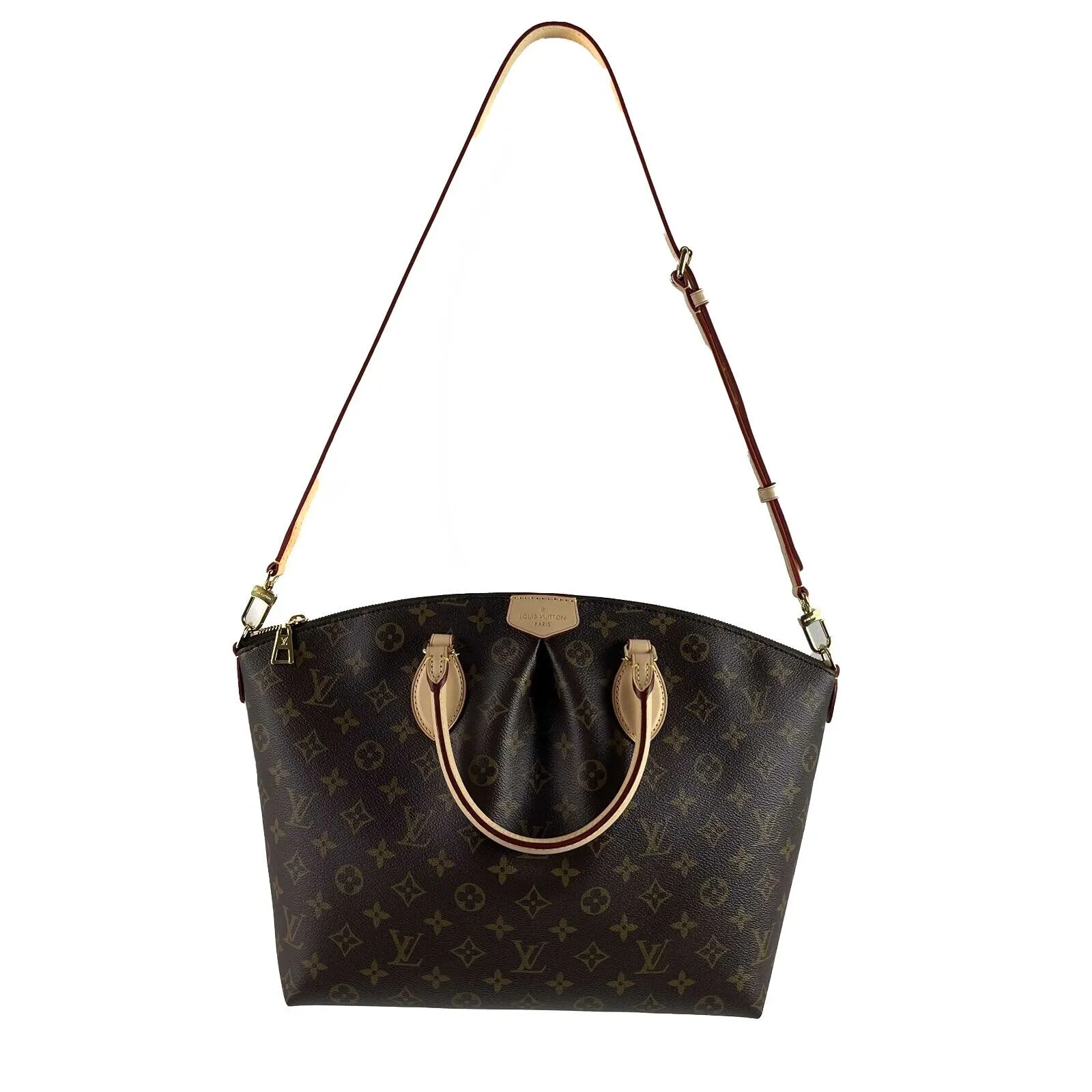Louis Vuitton Excellent Boétie MM Brown Handbag