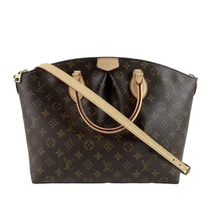 Louis Vuitton Excellent Boétie MM Brown Handbag
