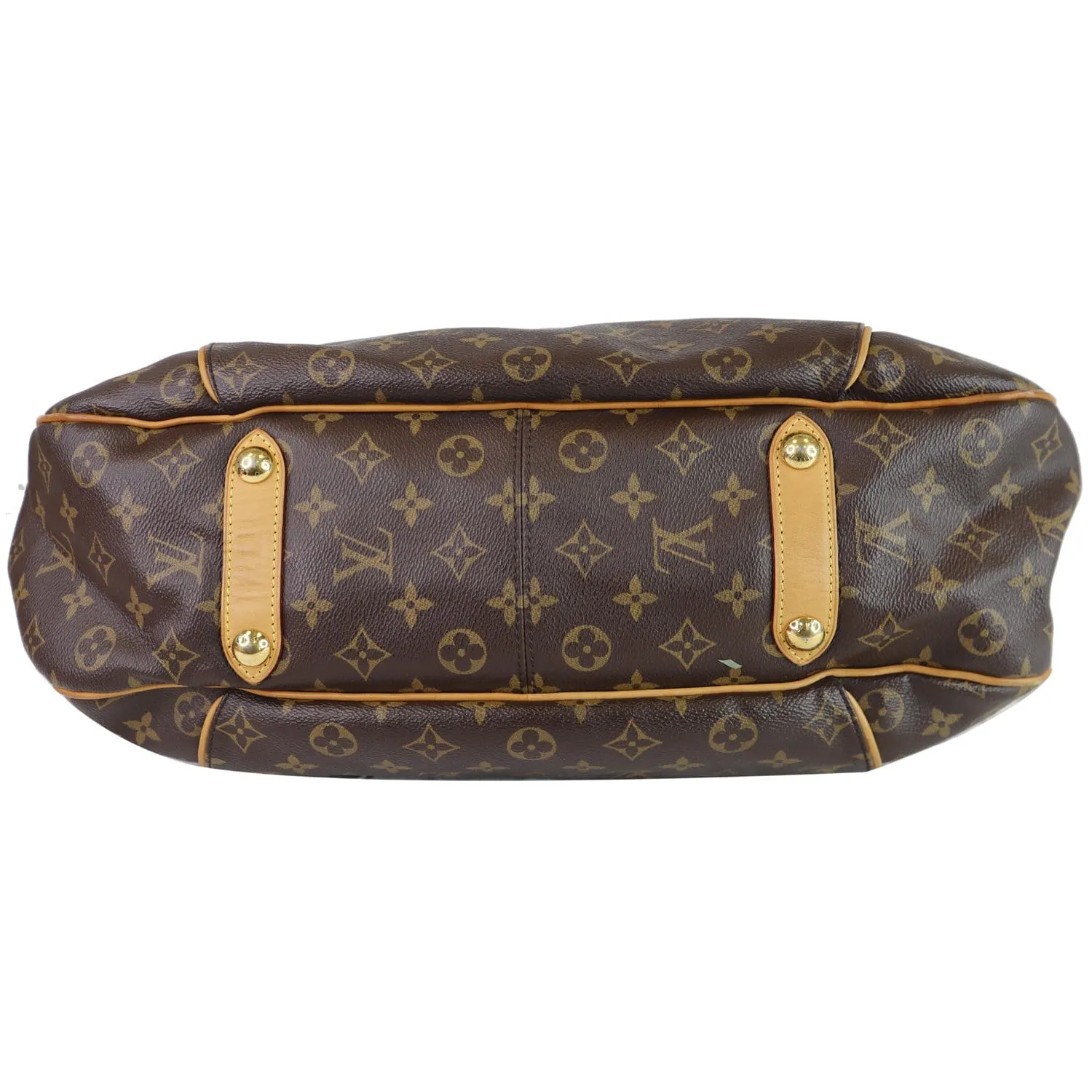 LOUIS VUITTON Galliera GM Monogram Canvas Shoulder Bag Brown