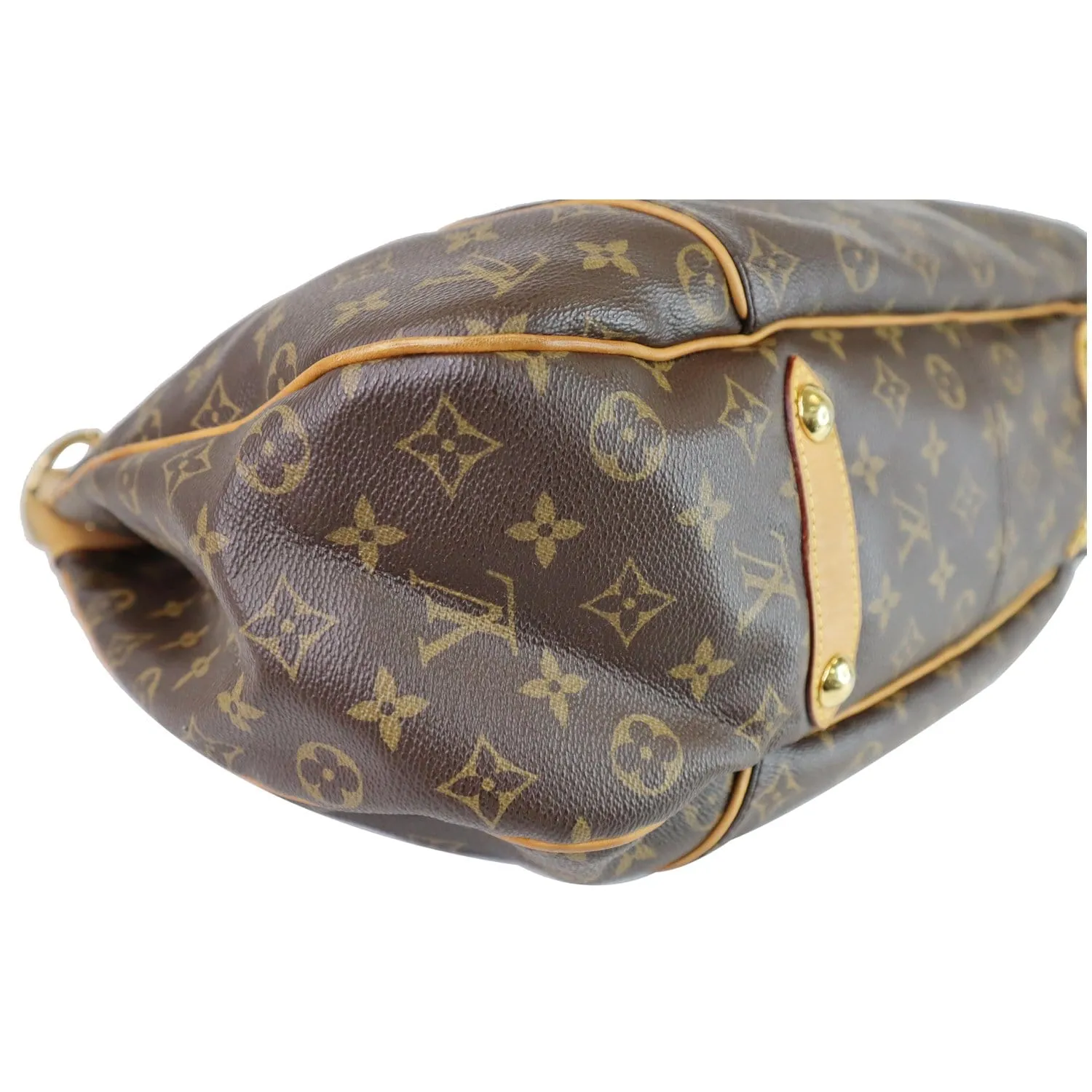 LOUIS VUITTON Galliera GM Monogram Canvas Shoulder Bag Brown