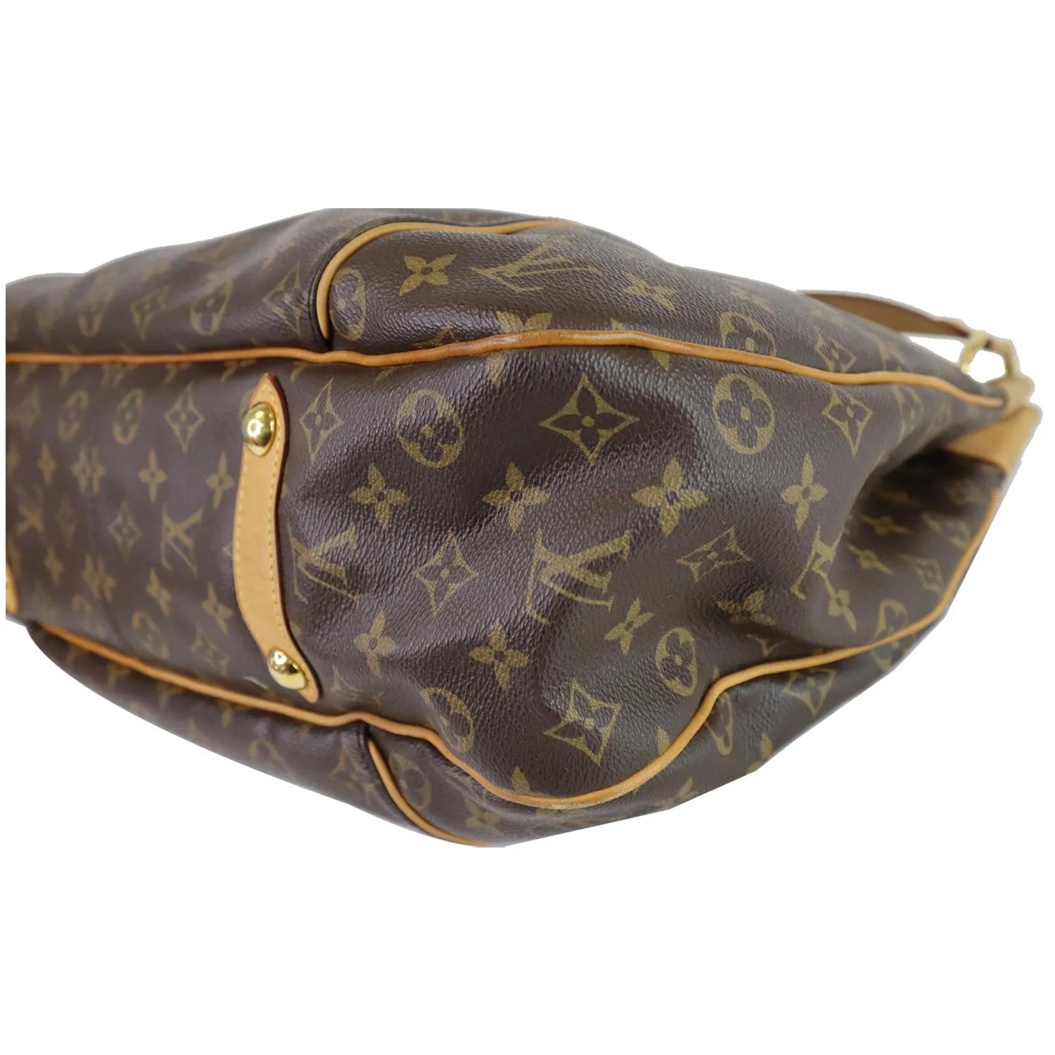 LOUIS VUITTON Galliera GM Monogram Canvas Shoulder Bag Brown