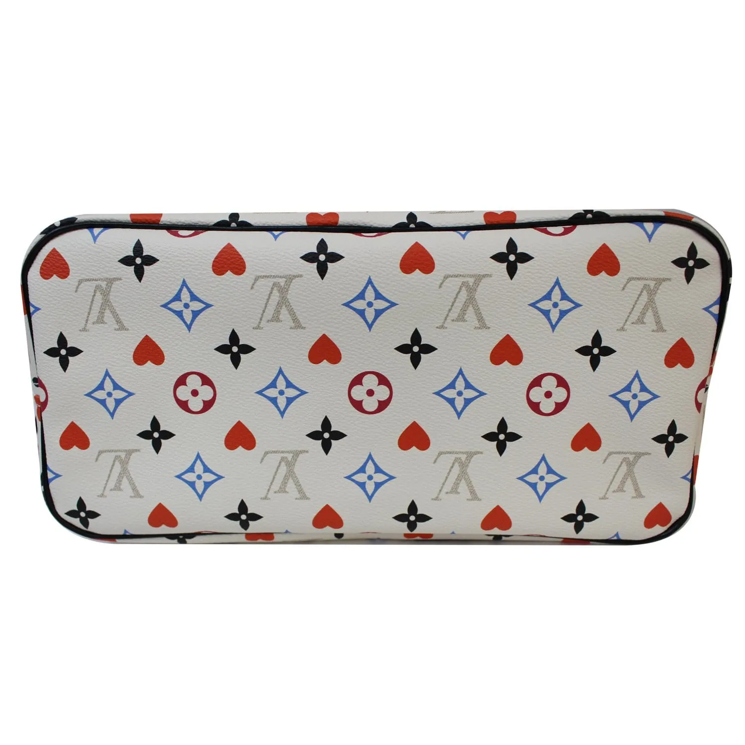 LOUIS VUITTON Game On Neverfull Monogram Canvas Shoulder Bag White