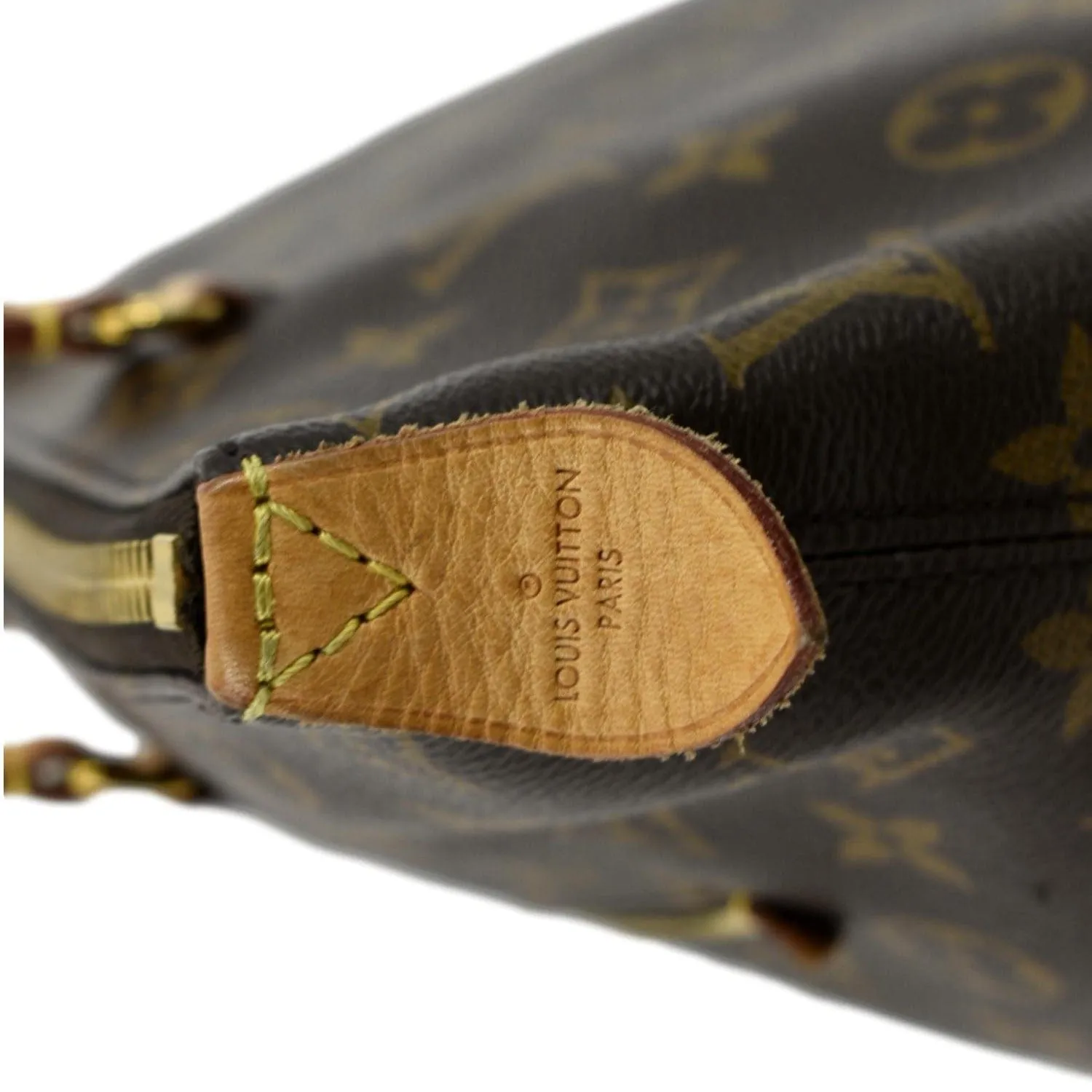 LOUIS VUITTON Iena PM Monogram Canvas Shoulder Bag Brown