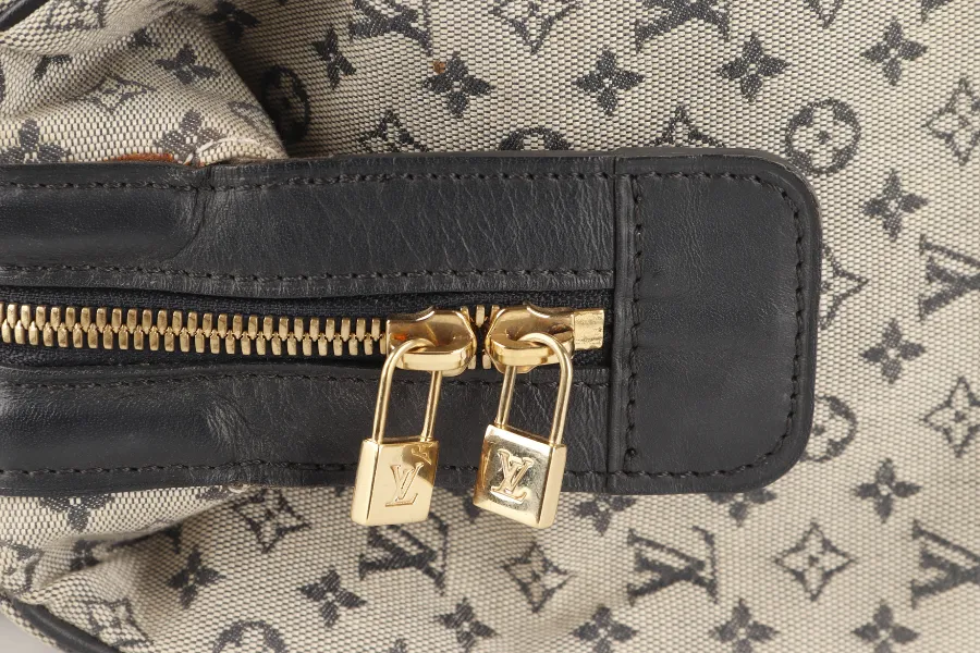 LOUIS VUITTON JOSEPHINE PM BLUE MINI LIN NO DUST COVER