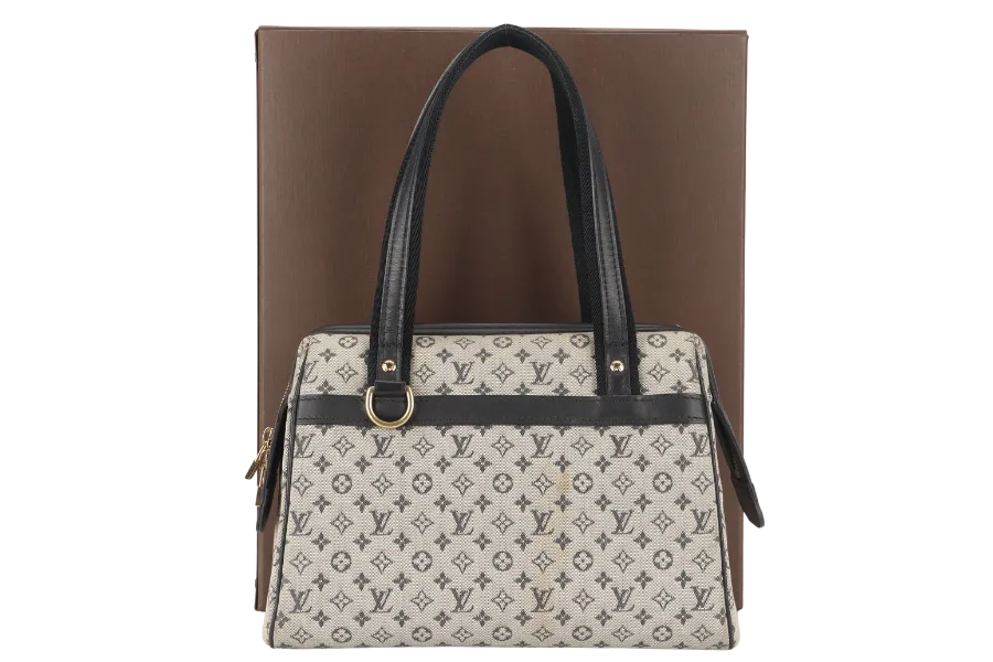 LOUIS VUITTON JOSEPHINE PM BLUE MINI LIN NO DUST COVER