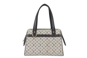 LOUIS VUITTON JOSEPHINE PM BLUE MINI LIN NO DUST COVER