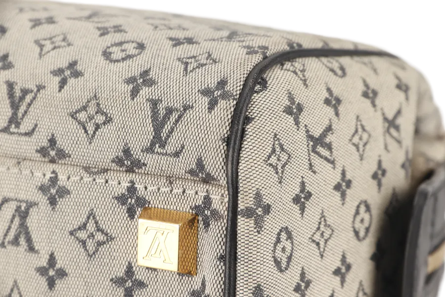 LOUIS VUITTON JOSEPHINE PM BLUE MINI LIN NO DUST COVER