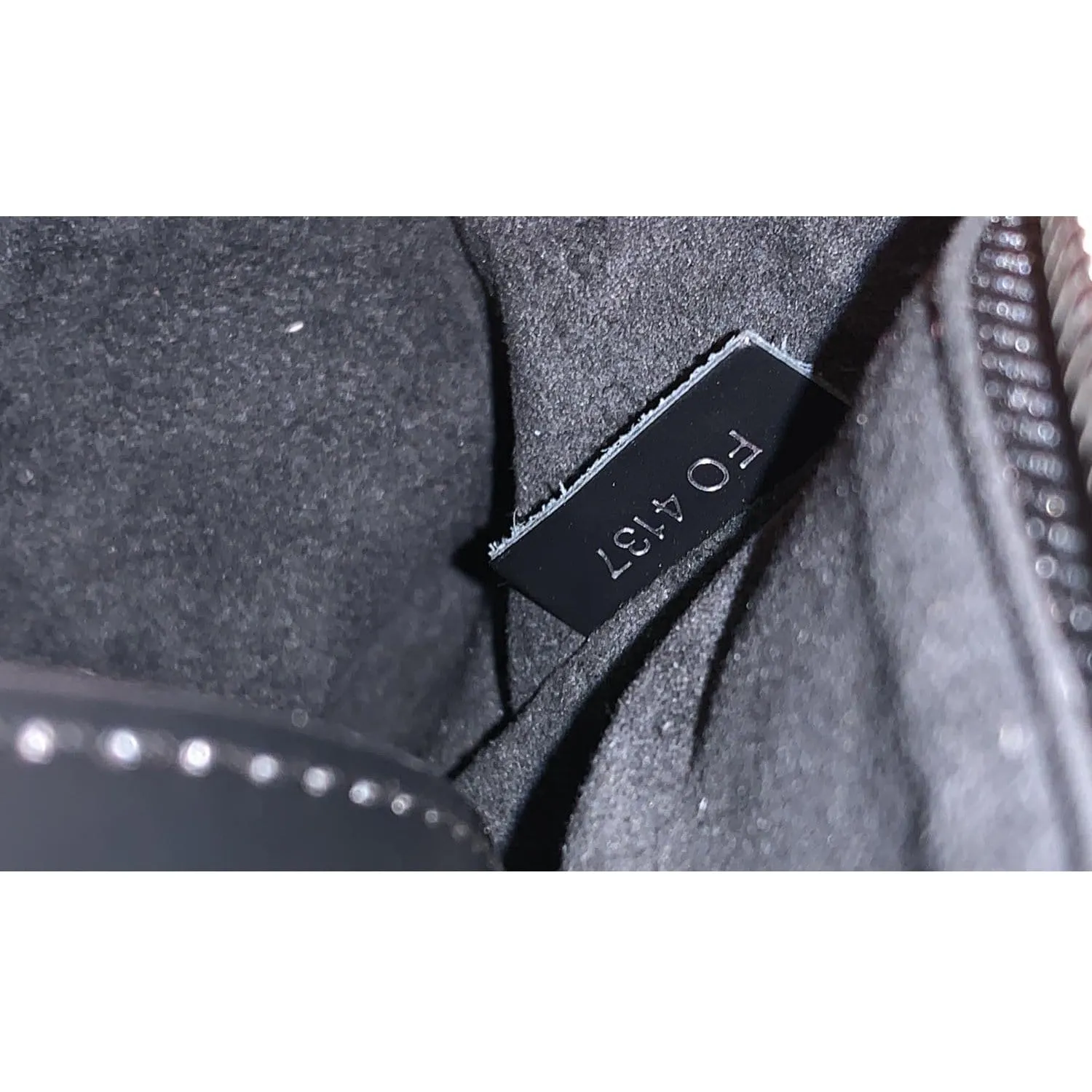 LOUIS VUITTON Kleber PM Epi Leather Shoulder Bag Black