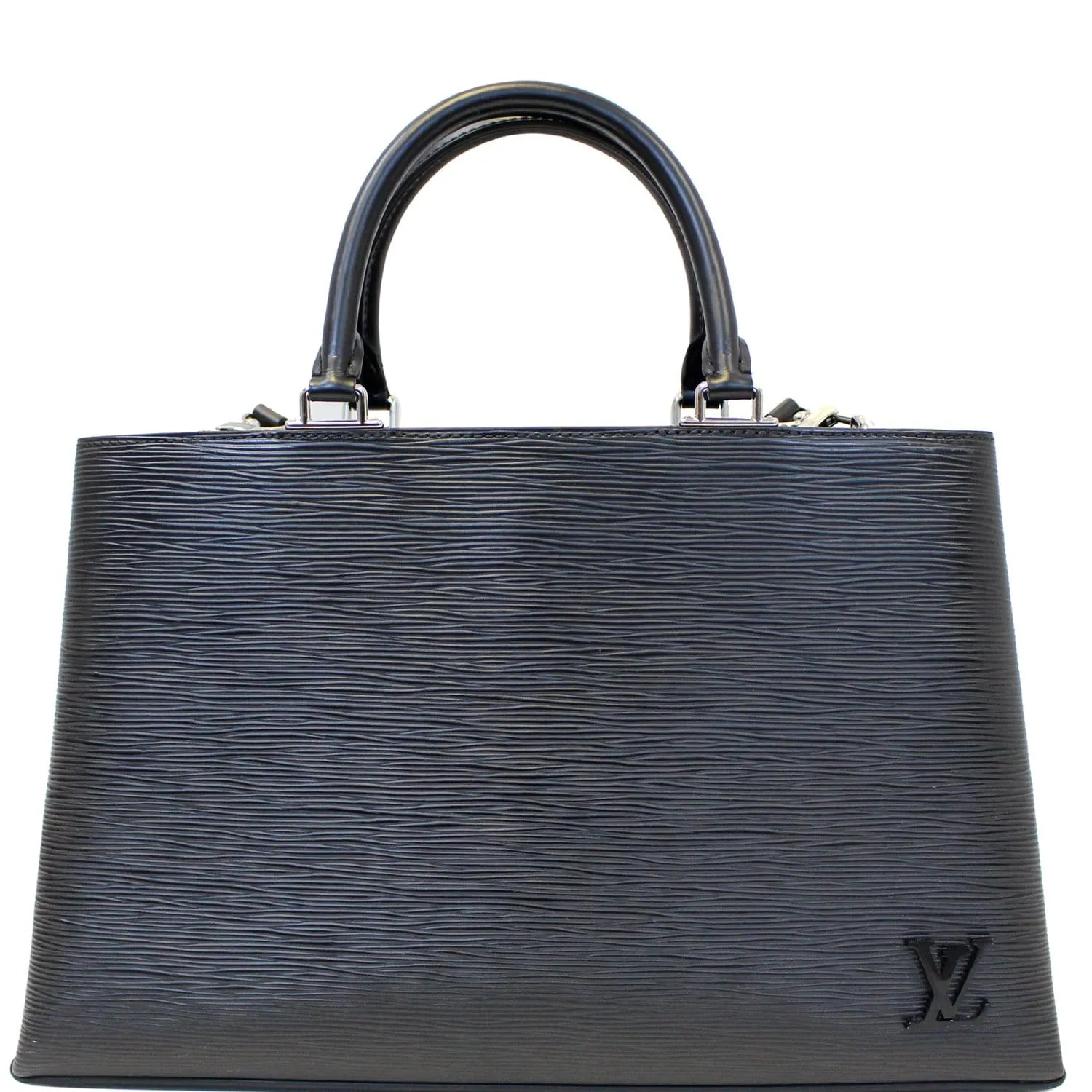 LOUIS VUITTON Kleber PM Epi Leather Shoulder Bag Black