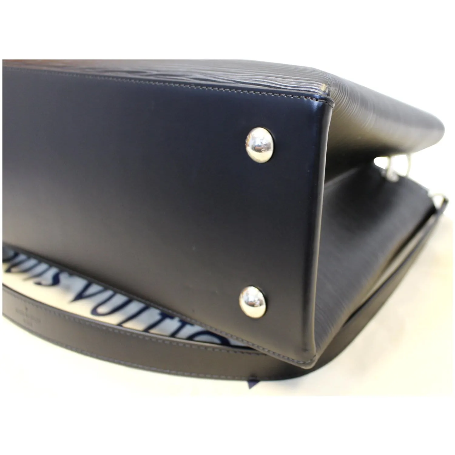 LOUIS VUITTON Kleber PM Epi Leather Shoulder Bag Black