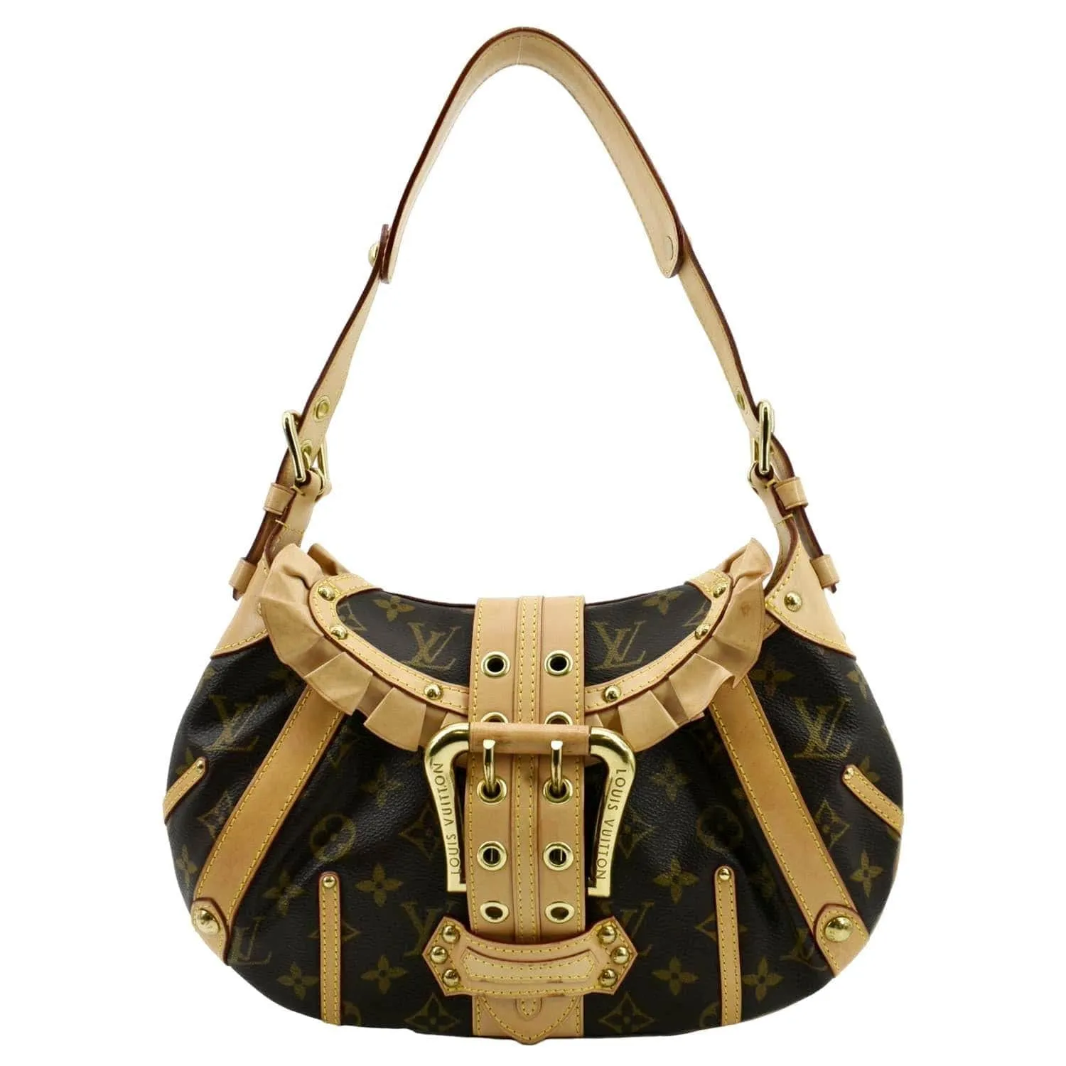 LOUIS VUITTON Leonor Limited Edition Monogram Canvas Shoulder Bag Brown