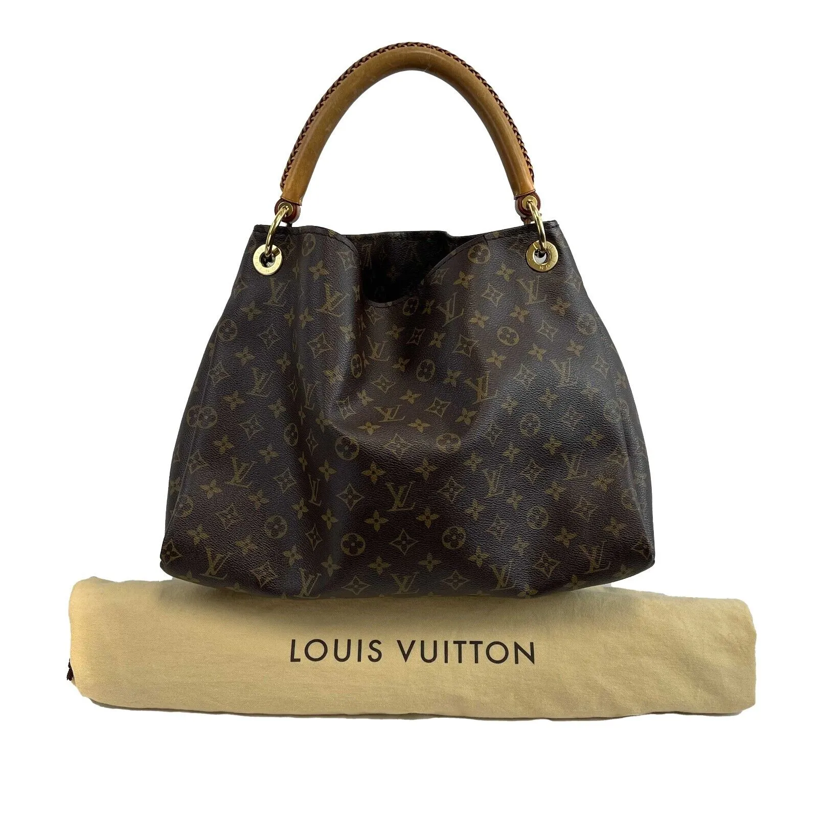 Louis Vuitton - LV Artsy MM - Brown / Tan Monogram Shoulder Bag