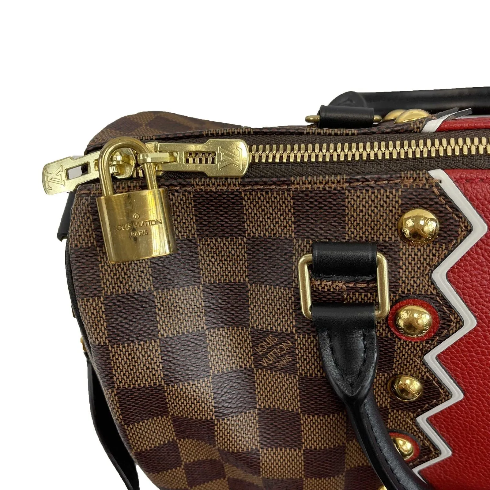 Louis Vuitton - LV Damier Ebene Karakoram Speedy Bandouliere 30 w/ Strap