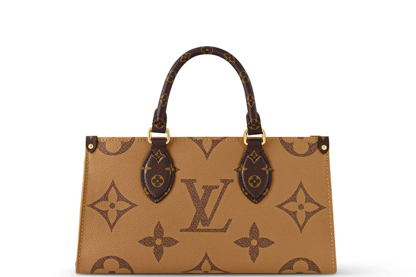 LOUIS VUITTON M46653 ONTHEGO EAST WEST MONOGRAM REVERSE WITH ROUND POUCH & STRAP, WITH DUST COVER & BOX