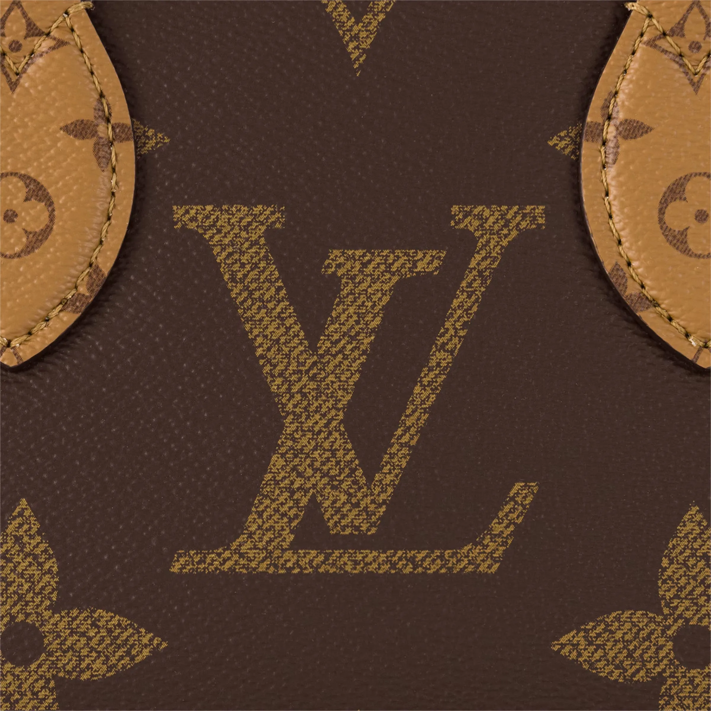 LOUIS VUITTON M46653 ONTHEGO EAST WEST MONOGRAM REVERSE WITH ROUND POUCH & STRAP, WITH DUST COVER & BOX