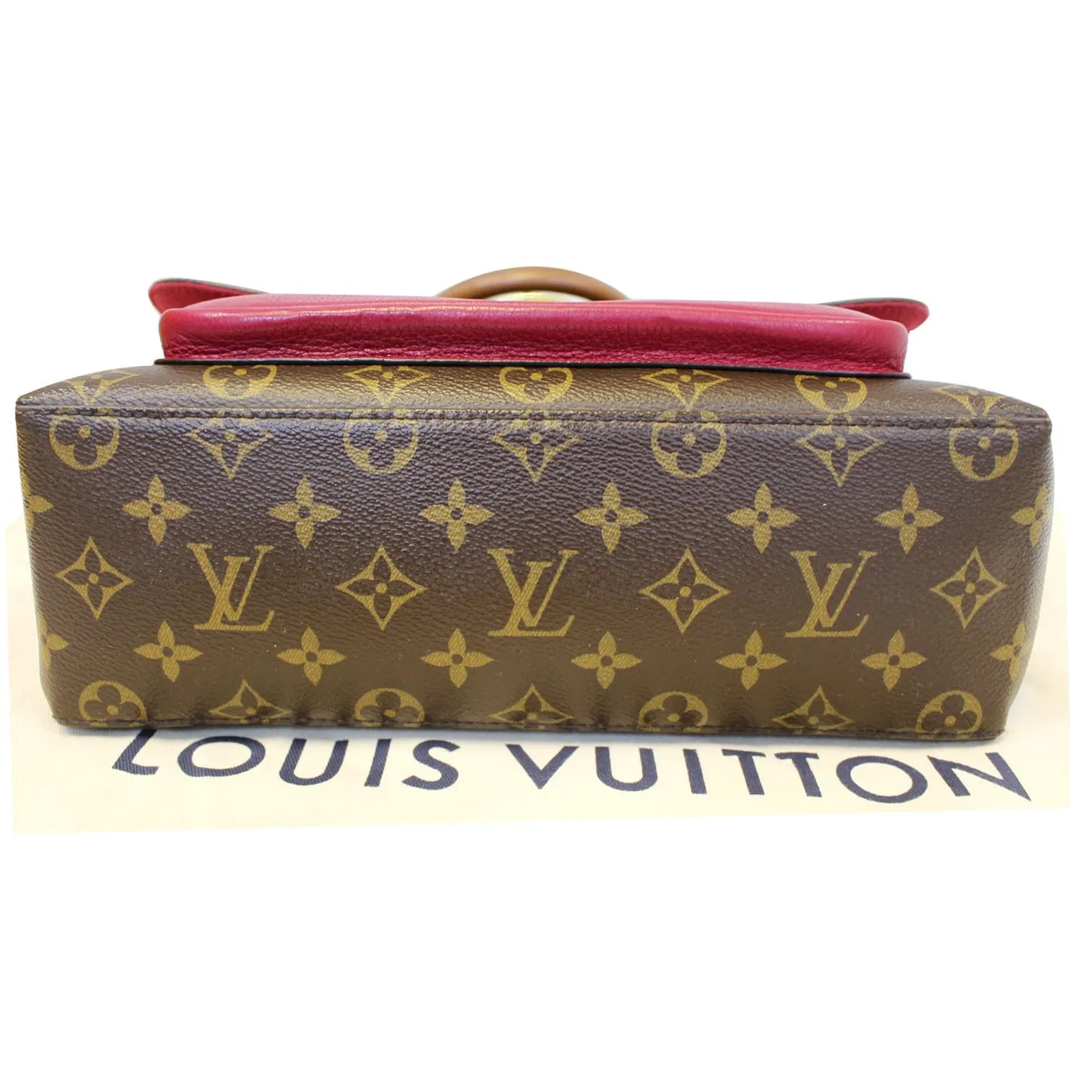 LOUIS VUITTON Marignan Monogram Canvas Messenger Shoulder Bag Lie De Vin