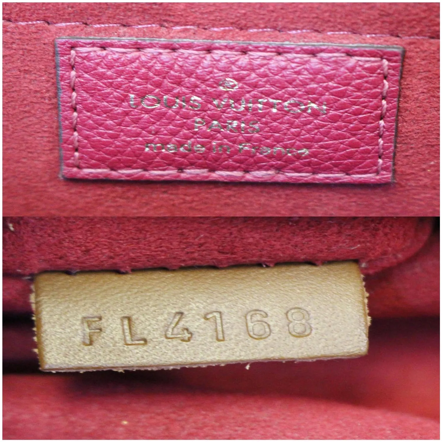 LOUIS VUITTON Marignan Monogram Canvas Messenger Shoulder Bag Lie De Vin