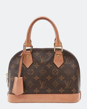 Louis Vuitton Monogram Canvas Alma BB Top Handle Bag