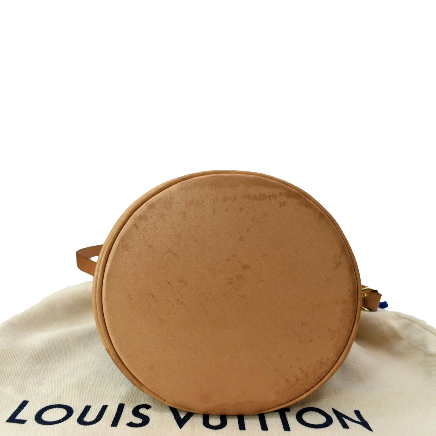LOUIS VUITTON Monogram Canvas Duffle Shoulder Bag Brown