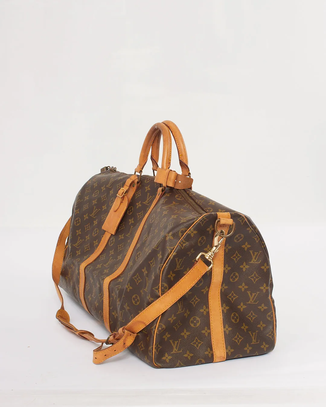 Louis Vuitton Monogram Canvas Keepall Bandoulière 55 Bag