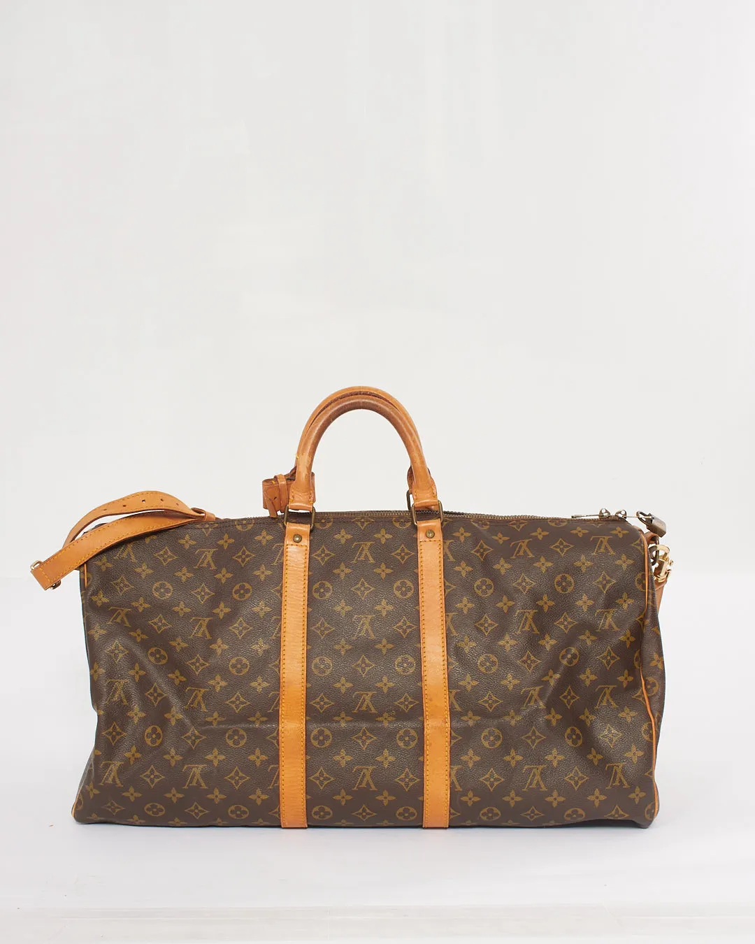 Louis Vuitton Monogram Canvas Keepall Bandoulière 55 Bag