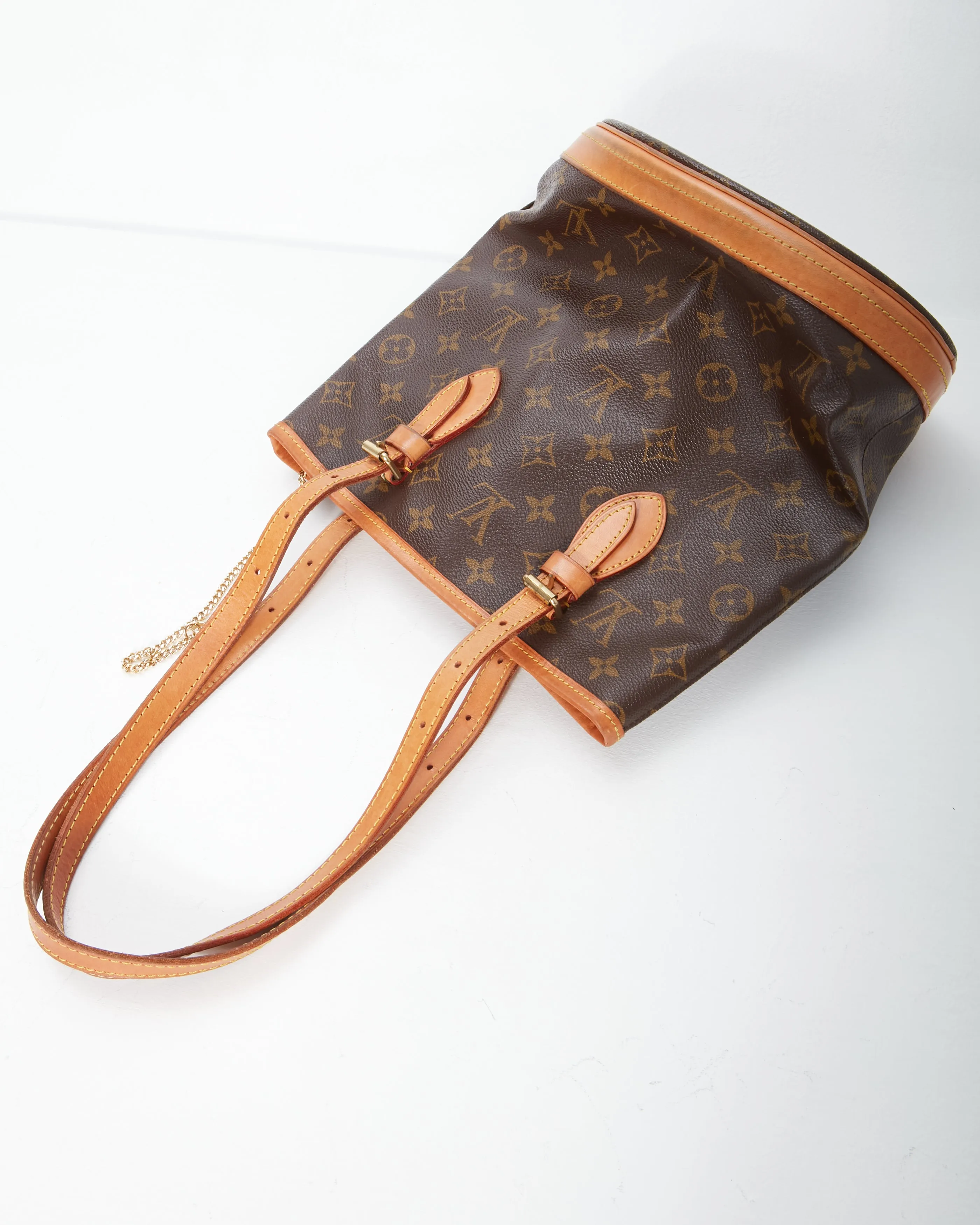 Louis Vuitton Monogram Canvas Petit Bucket PM Bag