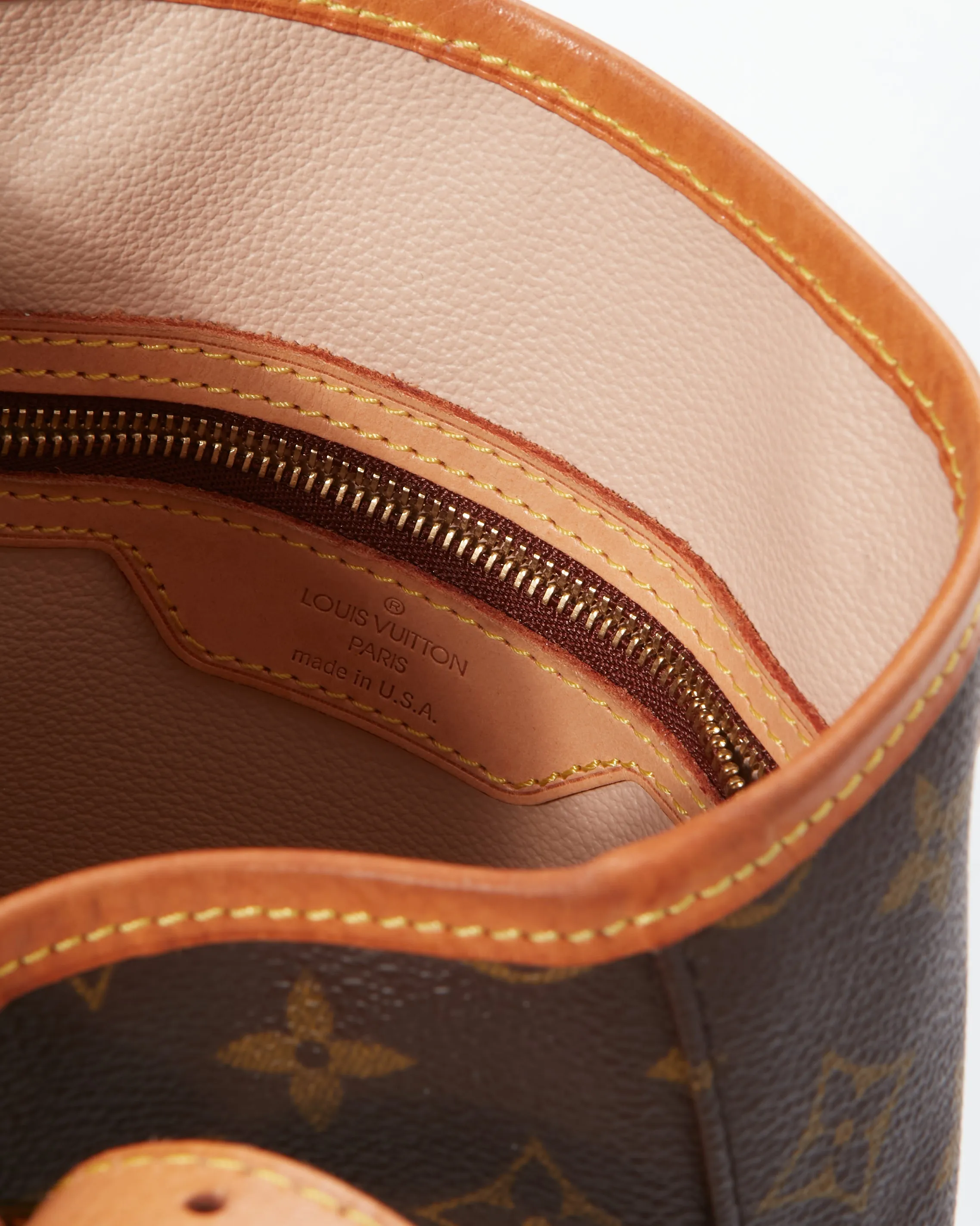 Louis Vuitton Monogram Canvas Petit Bucket PM Bag