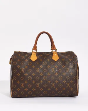 Louis Vuitton Monogram Canvas Speedy 35