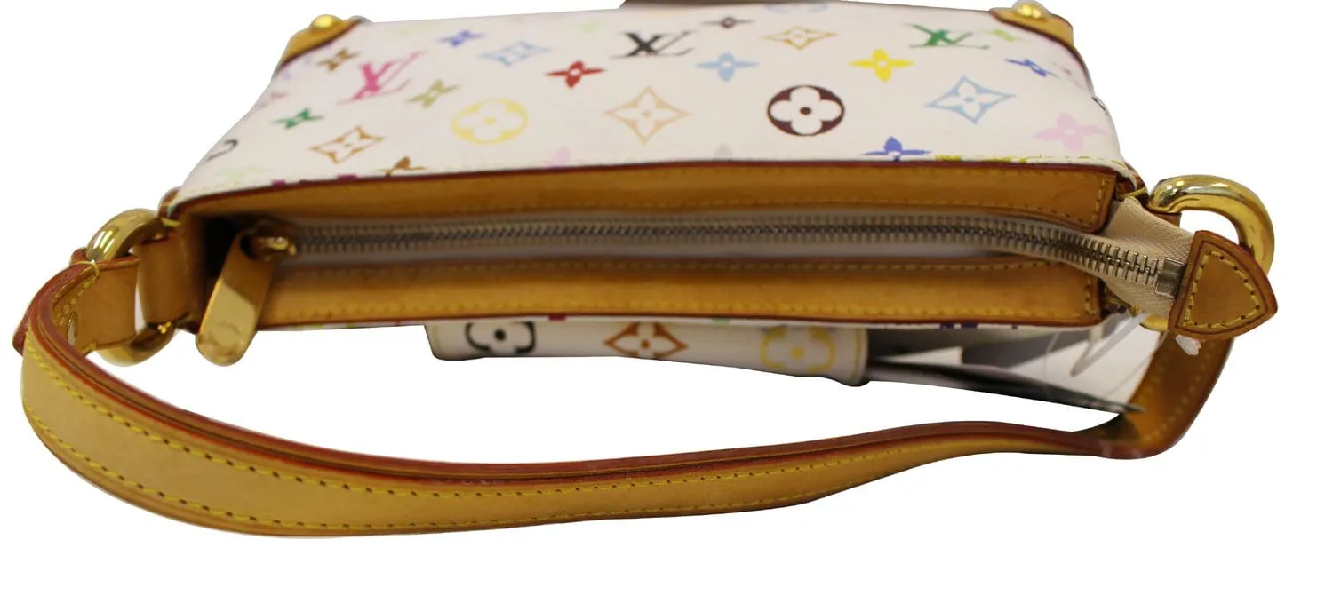 LOUIS VUITTON Monogram Multicolor Eliza White Shoulder Bag - Sale