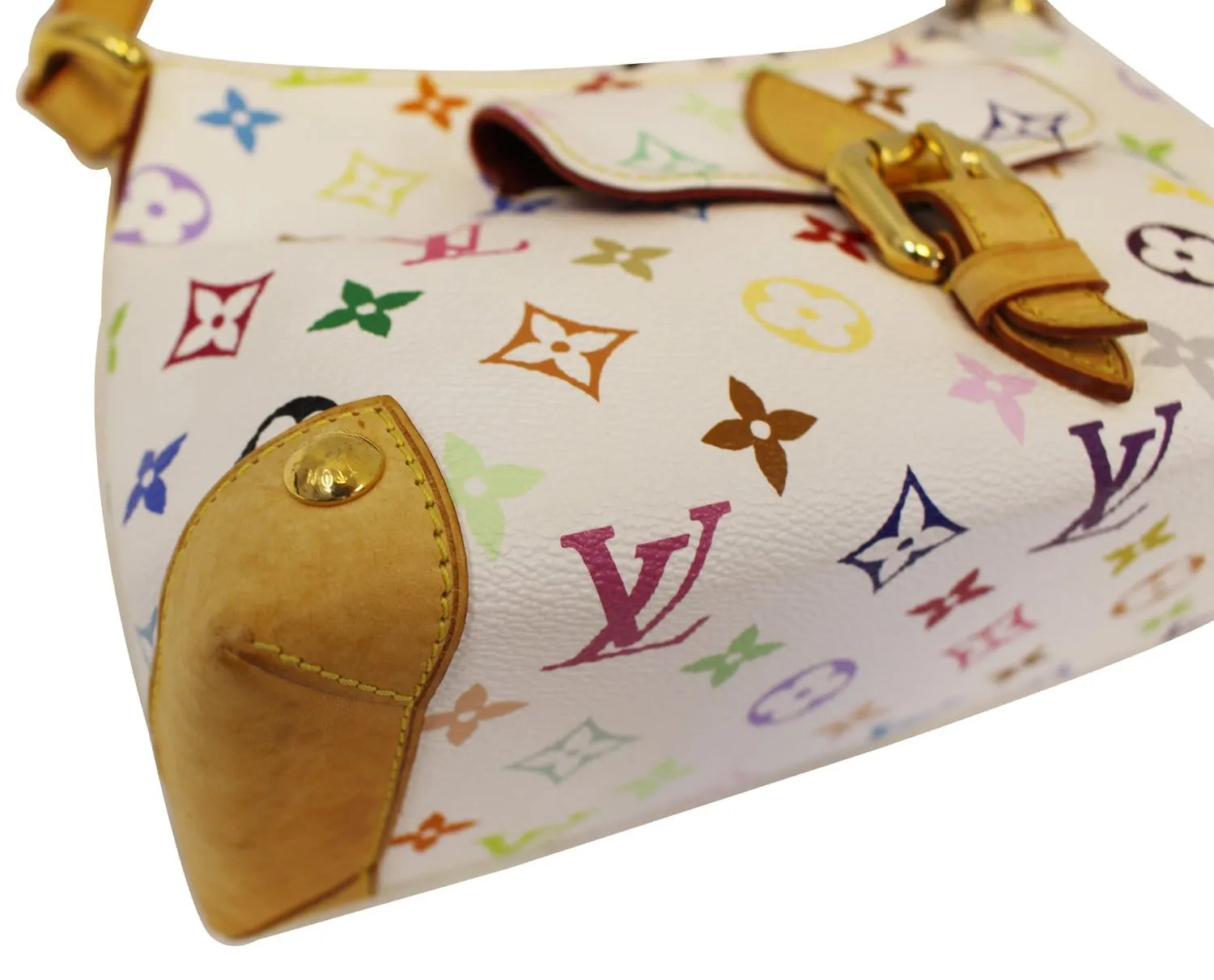 LOUIS VUITTON Monogram Multicolor Eliza White Shoulder Bag - Sale