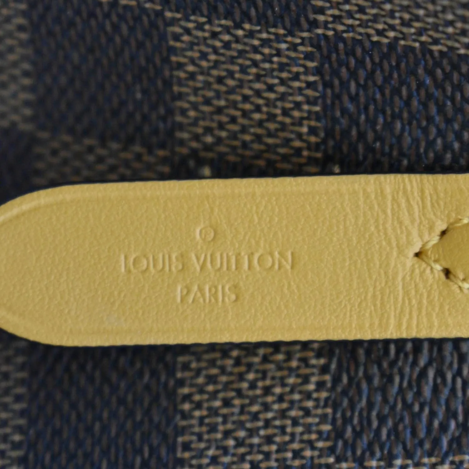 LOUIS VUITTON Neonoe Damier Ebene Shoulder Bag Safran Yellow