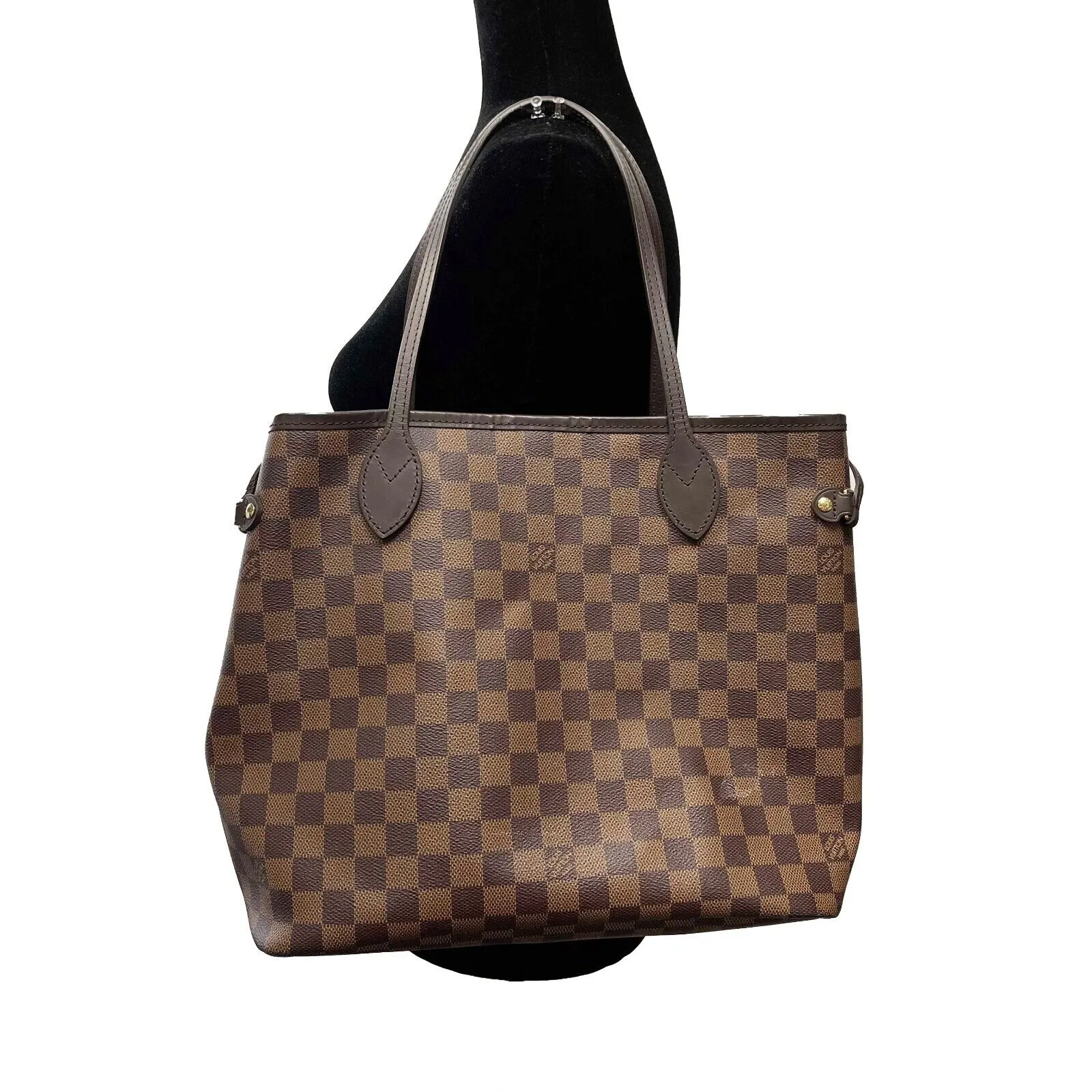 Louis Vuitton - Neverfull MM - Brown Damier Ebene Canvas Tote / Shoulder Bag