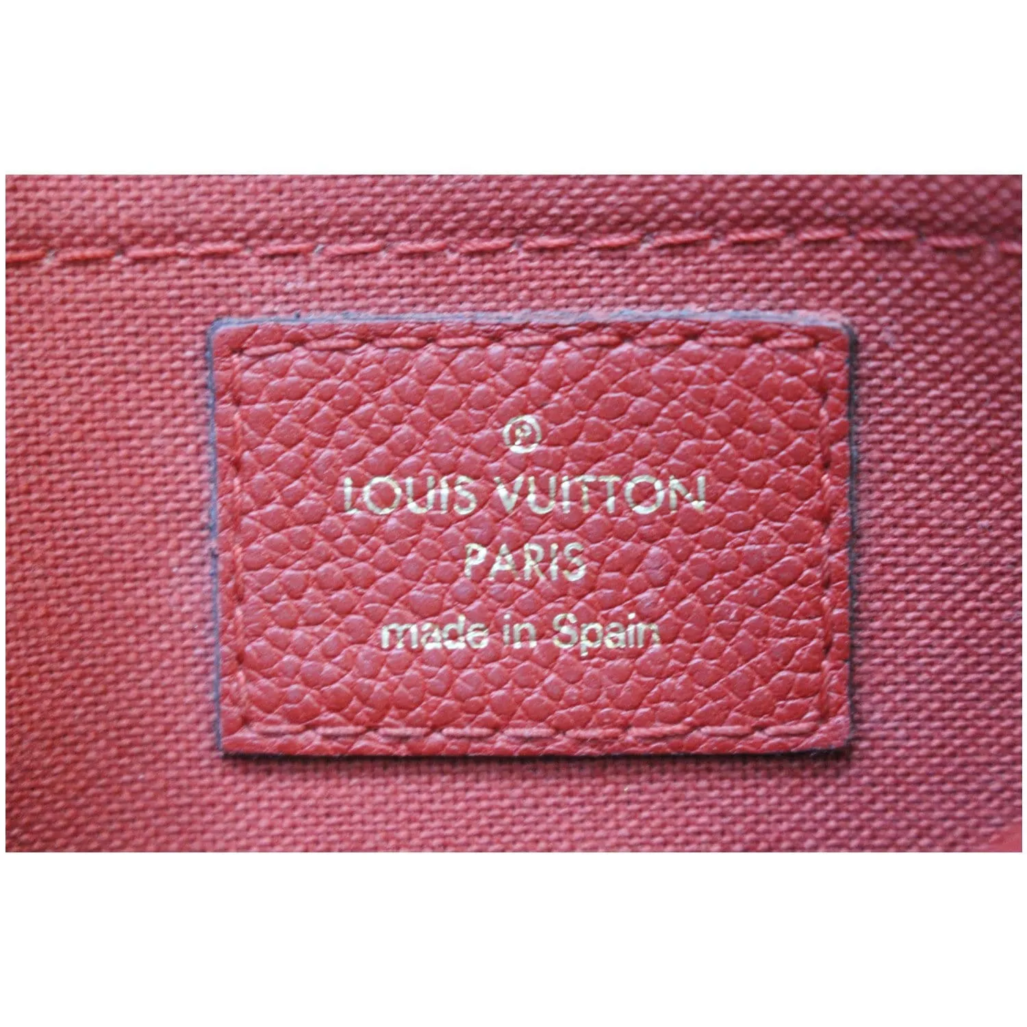 LOUIS VUITTON Pallas Monogram Canvas Clutch Crossbody Bag Brown